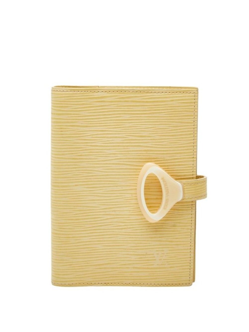 Louis Vuitton Epi Agenda PM Cover Vanille Yellow Leather